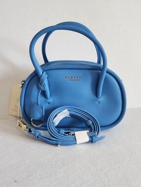 Radley London Blue Mini Oval Top-Handle Bag With Dust Bag